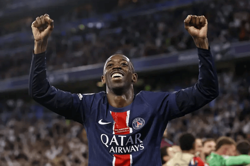 欧洲U21青年锦标赛2025_世俱杯-登贝莱复出梅西哑火 内维斯双响巴黎4-0迈阿密